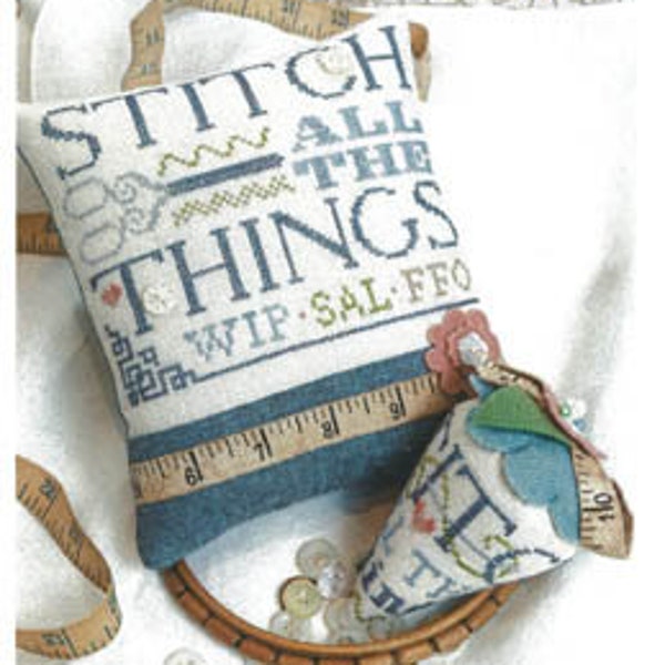 Stitch All the Things Cross Stitch Pattern by Erica Michaels