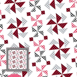 Plaid Farmhouse Quilt Pattern Designed It&#39;s Sew Emma