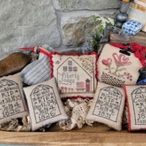 Bowl Series &quot;Liberty Lodge&quot; Cross Stitch Patterns by Thread Milk