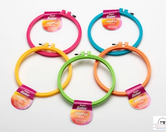 Hoop-La Embroidery Hoop (Sold Each) Choose From Many Colors & Sizes