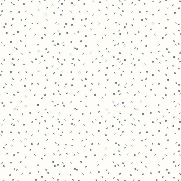 Bee Blue Circle Background Fabric by Riley Blake SBY