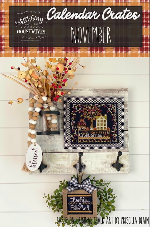 Calendar Crates Cross Stitch Pattern november & Etsy