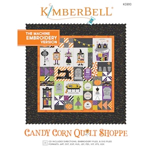 Candy Corn Machine Embroidery CD by Kimbebell