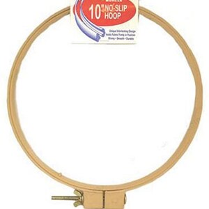 thumbnail image 2 of Morgan Products 10-Inch No-Slip Embroidery Hoop - Plastic Craft Hoop With Secure Grip 2 of 5