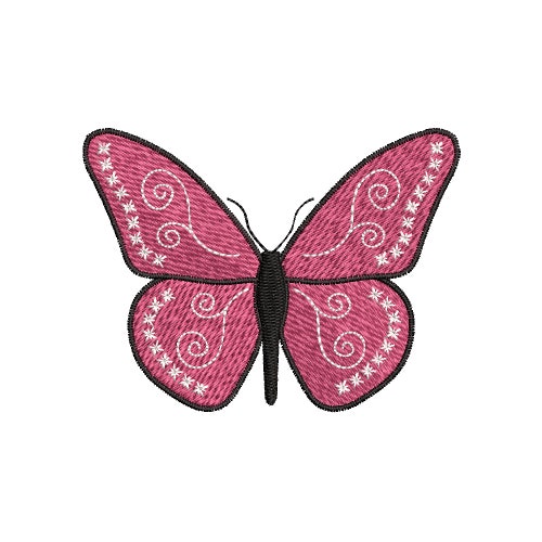 Butterfly Machine Embroidery Design Mini Butterflies for Etsy