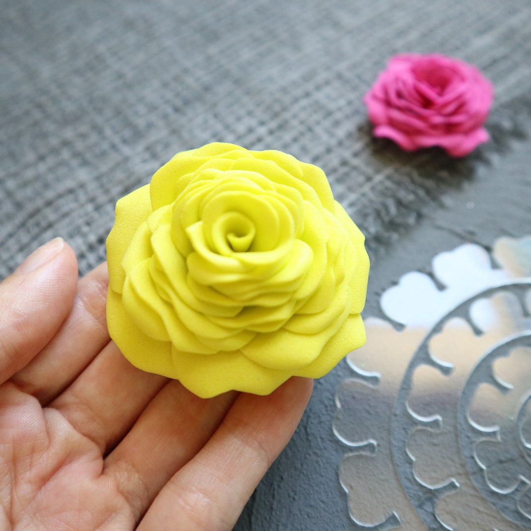 Flower Making Plastic Templates N16 Set of 2 Pcs Etsy