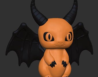 STL Digital File Cute Kawaii Figure 