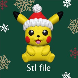 Cute Kawaii Flexible Festive Creature 3D STL File - Christmas Edition