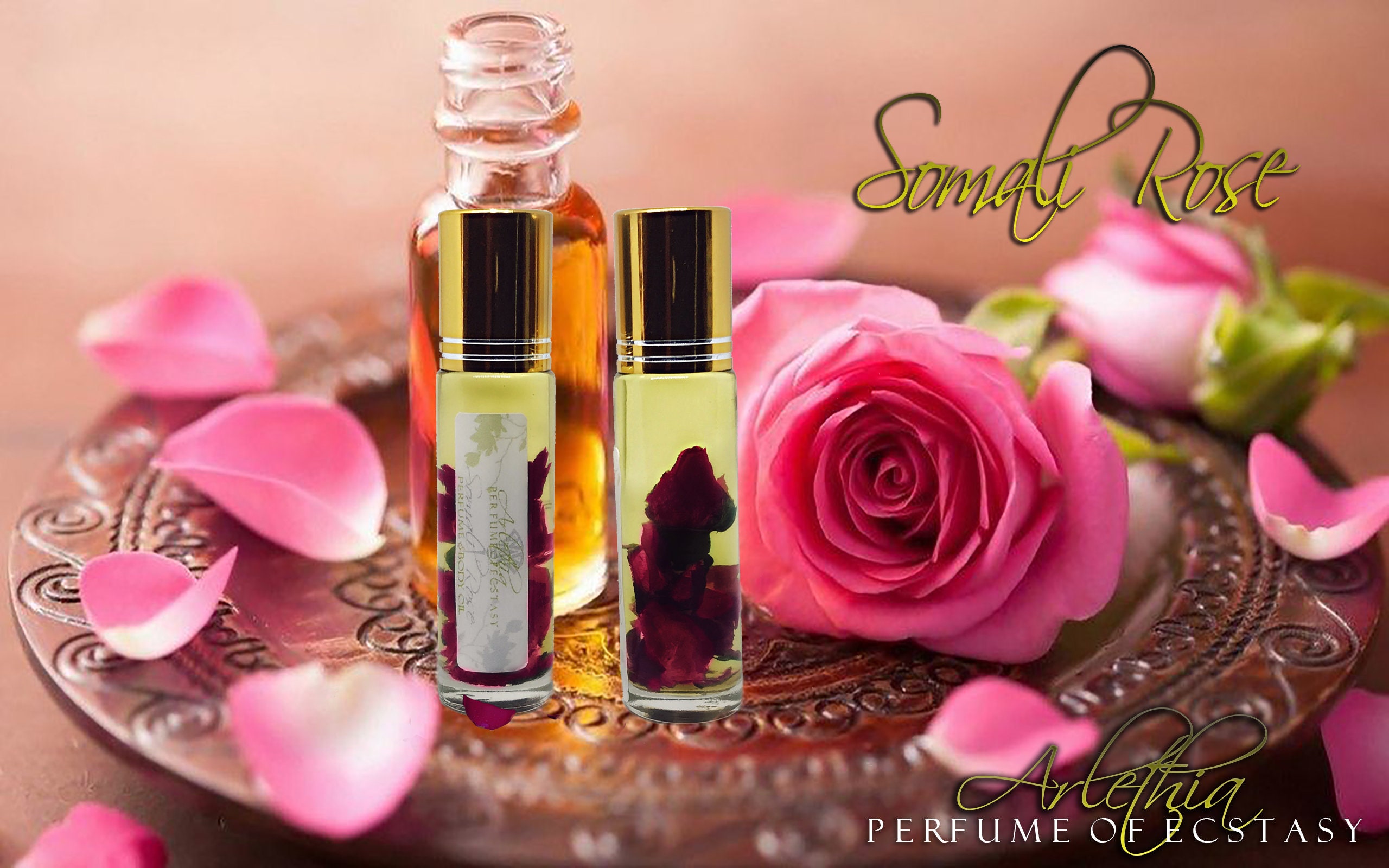 Somali Rose Fragrance Oil for Body, Candles, Soap, Lotion, Incense &  Diffusers