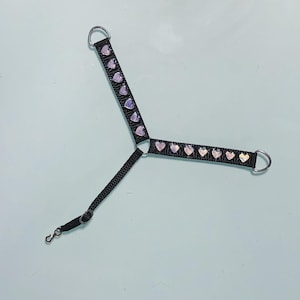 Holographic Heart Breast Collar