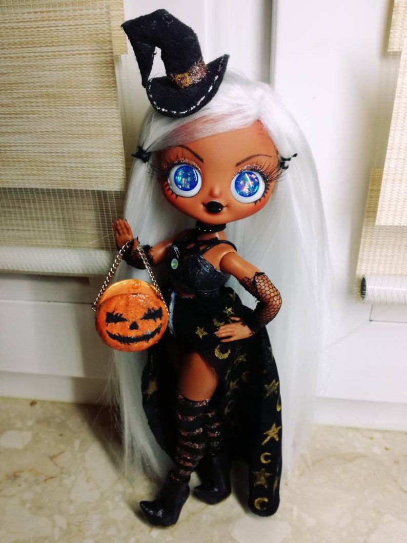Halloween Girl Lady Diva LOL OMG doll repant by Noka Dolls | Etsy