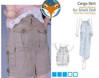 Digital Pattern for Smart Doll Cargo Skirt