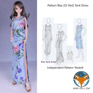 Pattern for Smart Doll Bias (Or Not) Tank Dress