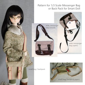 Schnittmuster für Smart Doll Cross Body Messenger Bag
