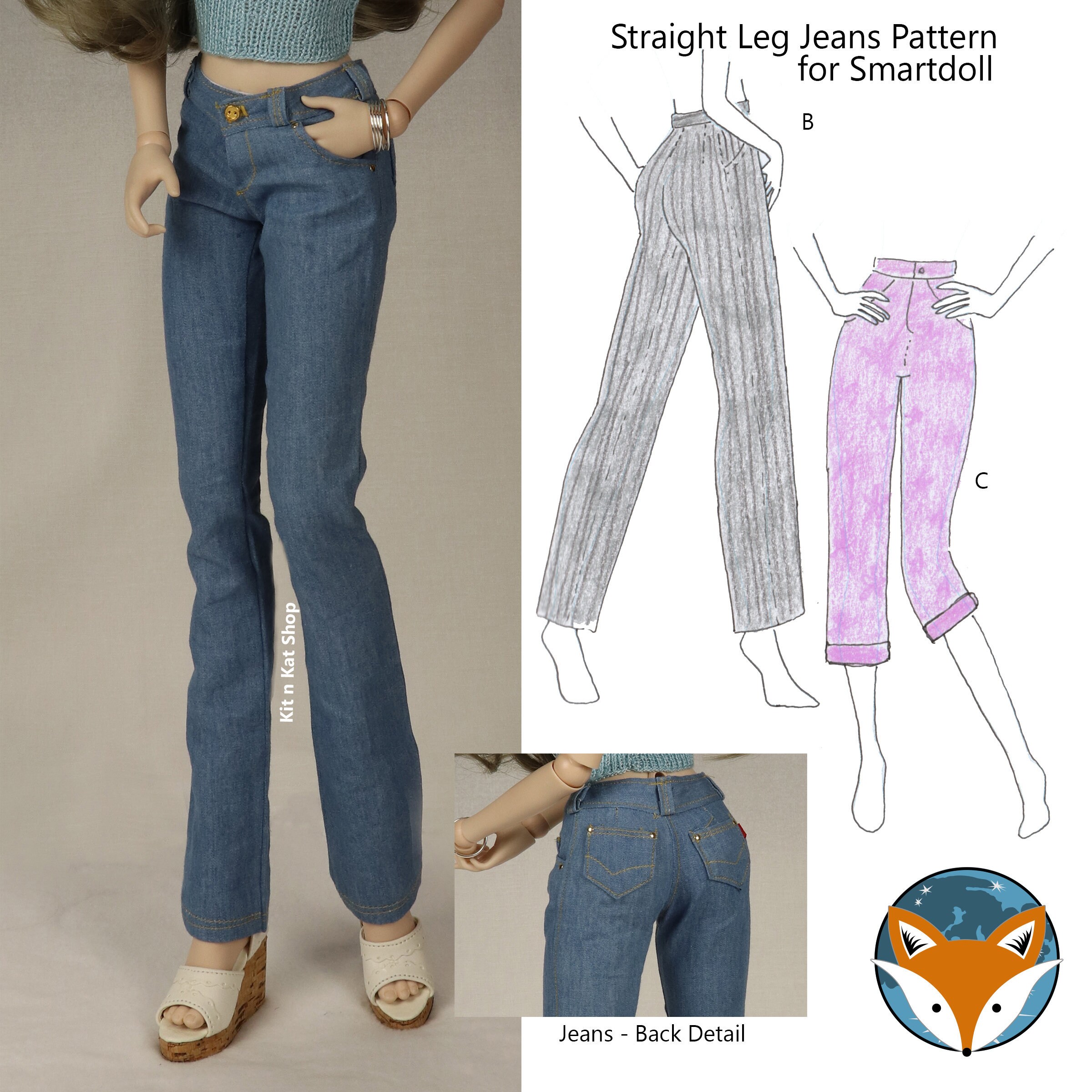 Smart Doll Straight Leg Jeans or Pants 