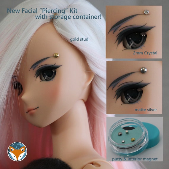 No Hole Facial Piercing Kit Complete Etsy