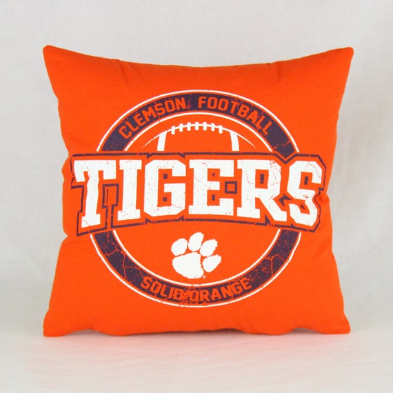Clemson University Tigers T-shirt Re-purposed Into a Pillow - Etsy