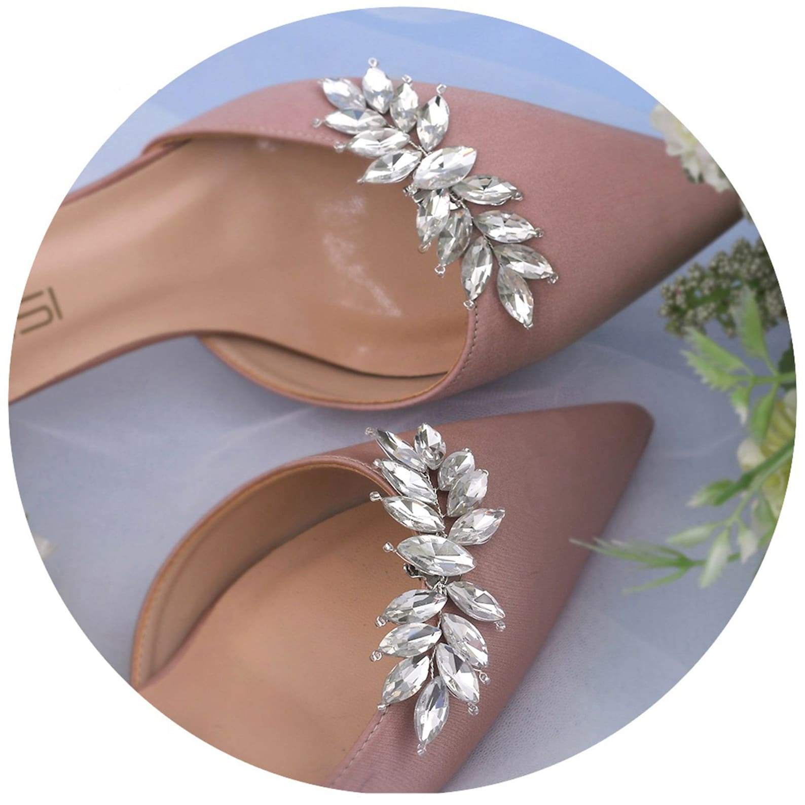 Rhinestone Bridal Shoe Clips clips de zapatos para la novia de Etsy