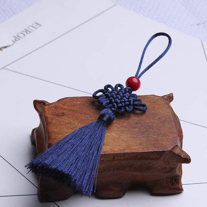 2piece Chinese knot tassels Pendant Lucky knot tassel Red Etsy