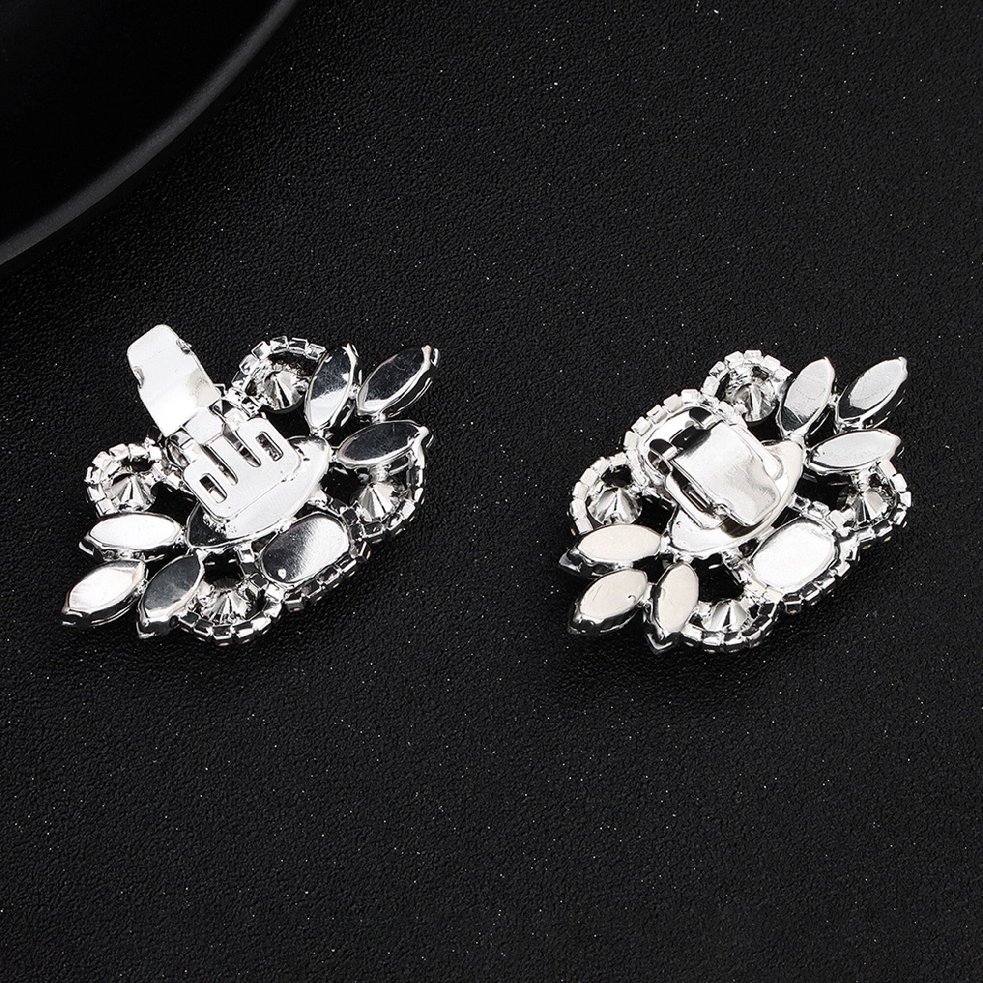 Bridal Shoe Clips Pearl Crystal Rhinestone Shoe Clips Wedding Etsy