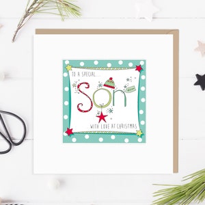 Carte de Noël Son personnalisée faite à la main