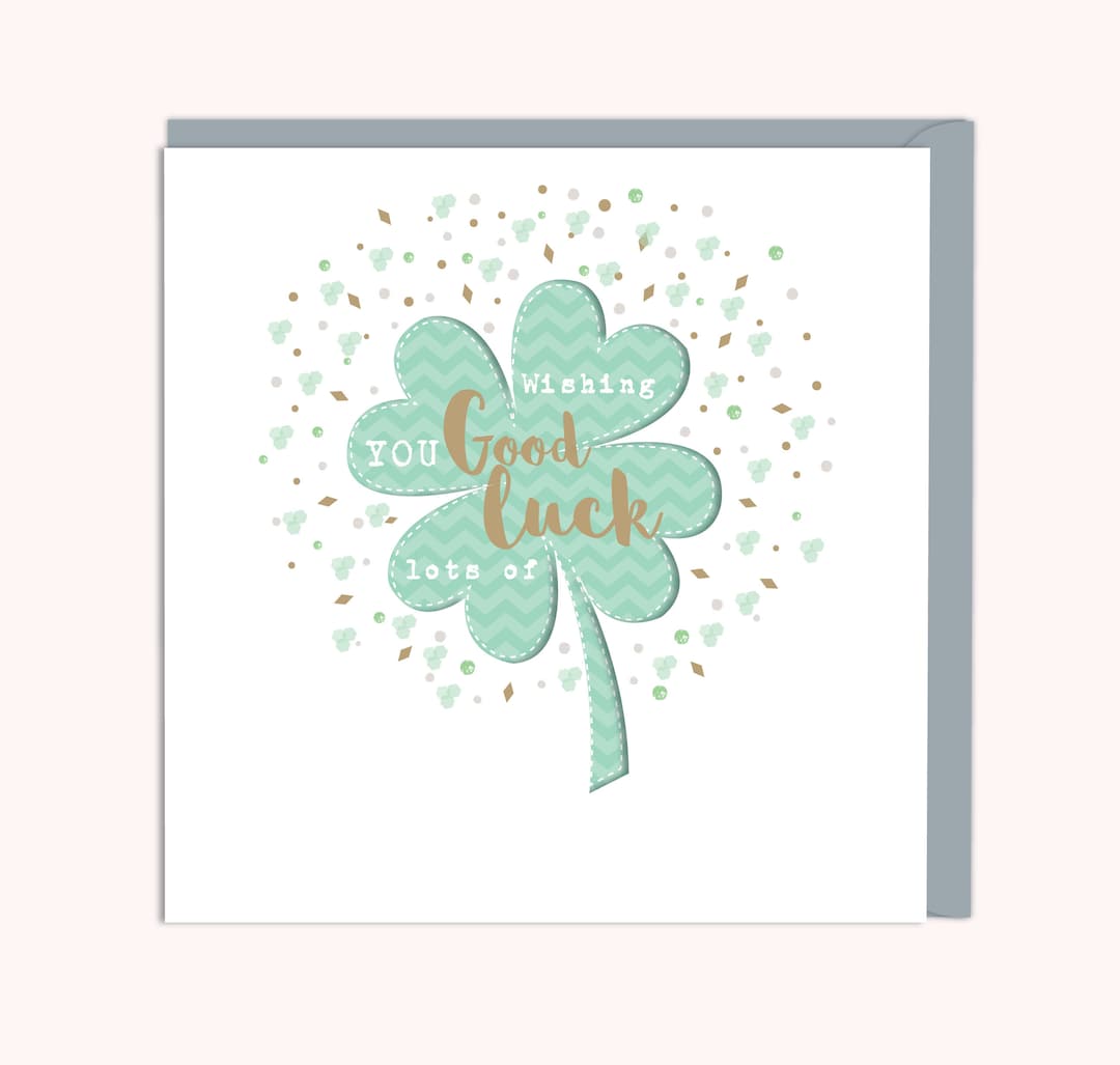 Good Luck Card - Etsy