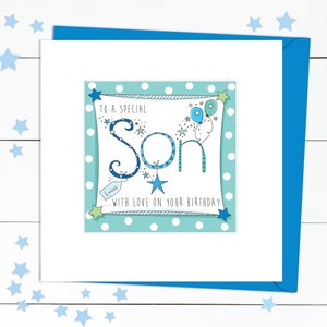 Tarjeta de cumpleaños para hijo