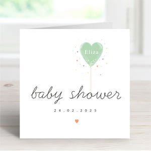 Carte baby shower