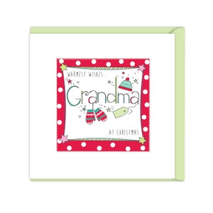 Warmest Wishes Grandma at Christmas