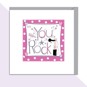Mama "You Rock!" Muttertag oder Geburtstagskarte