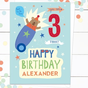 Personalised Any Age Birthday Card