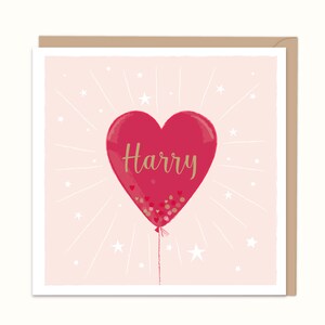 Personalised Valentines Card