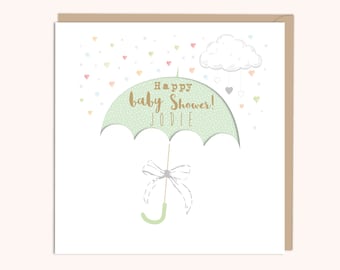 Personalised Baby Shower Card