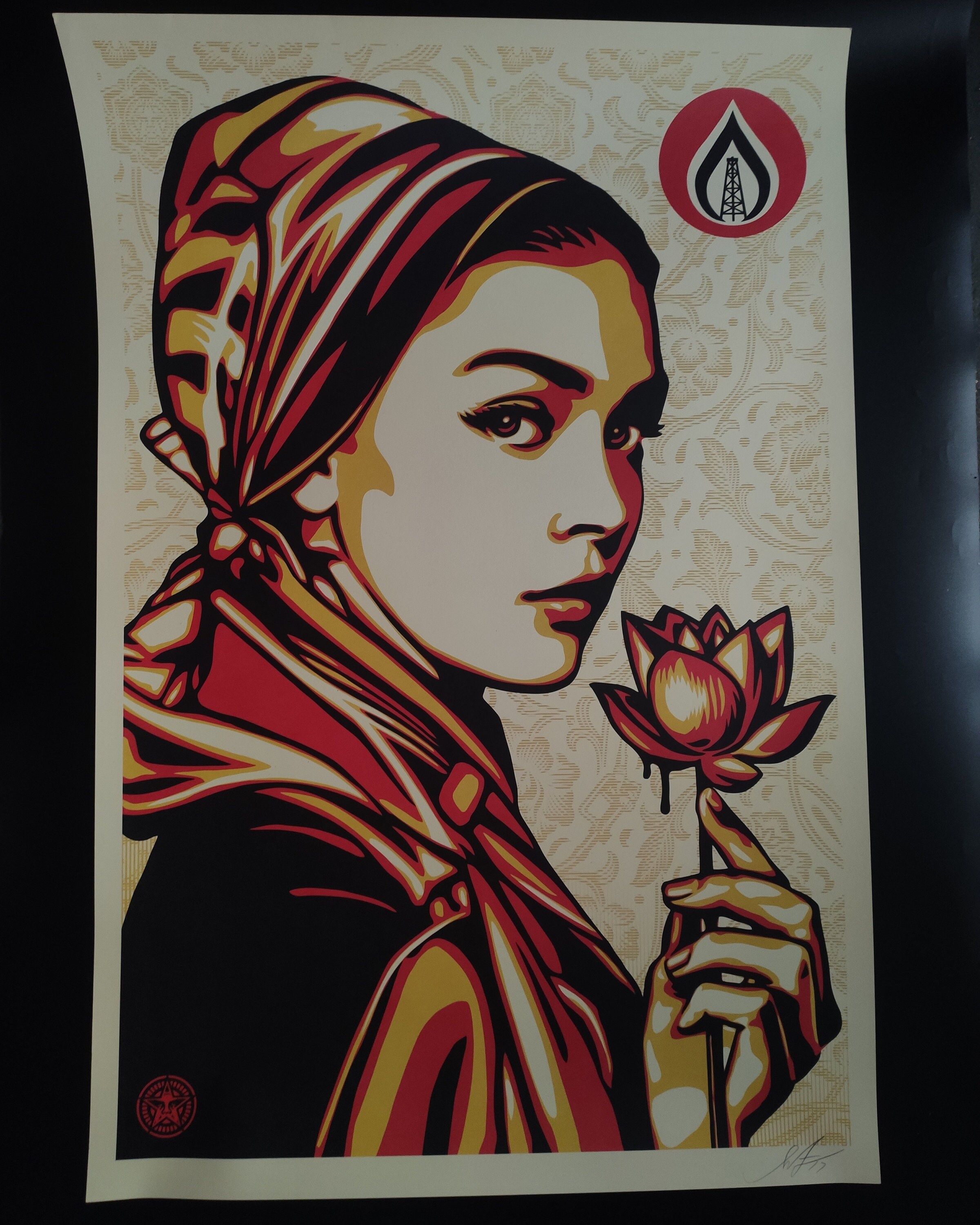 Shepard Fairey Obey – Sérigraphie COURSE VERS LE BAS, Signée Numérotée, 2006