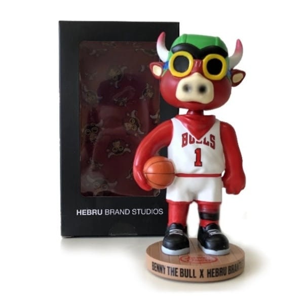 Benny the Bull Chicago Bulls Mascot 9" Plush Stuffed Animal FOCO NBA  Stores