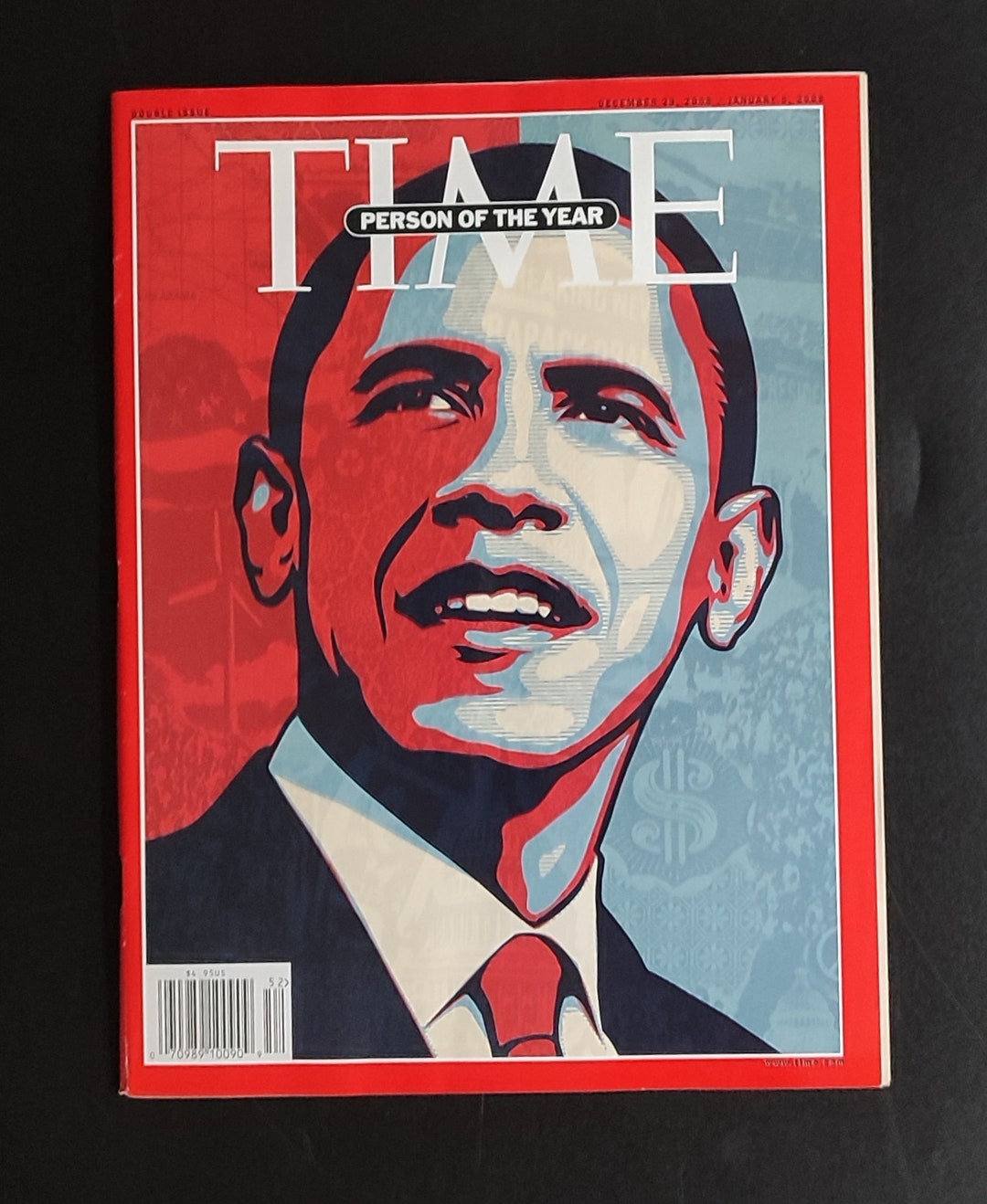 Time Magazine, person of the Year, Obama. Etsy