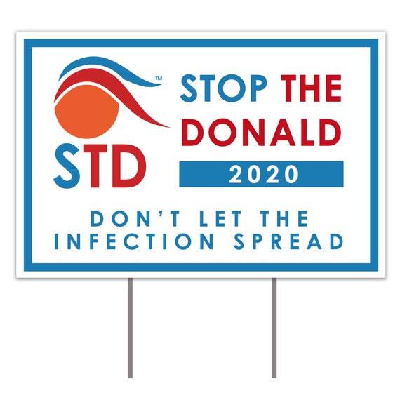 5 Removable Anti Trump Bumper /& Window Stickers Not My Values STD Stop The Donald 2020