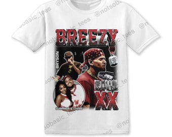 Chris brown tshirts | chris brown concert merch | chris brown 2025 tour | chris brown Breezy Bowl XX | gifts for Chris brown fans, lace up
