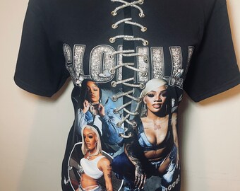 Glorilla tshirts | Glorilla concert merch | Glorilla 2025 tour | Glorilla concert | gifts for Glorilla fans, lace up tshirt, Glorious Tour