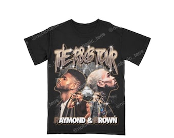 Chris brown tshirts | chris brown concert merch | chris brown 2026 tour | chris brown & Usher Tour | gifts for Chris brown fans, lace up