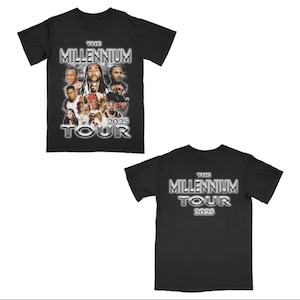 2025 Millennium Tour tshirts | millennium concert merch | Millennium 2025 tour |  concert tshirt  | gifts for Millennium fans, lace up