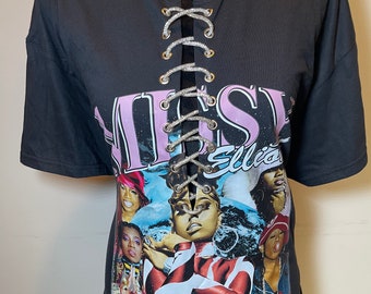Missy Elliott Graphic Tee | 90s Retro Homage T-Shirt