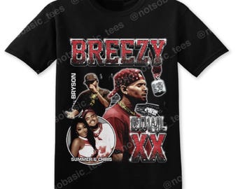 Chris brown tshirts | chris brown concert merch | chris brown 2025 tour | chris brown Breezy Bowl XX | gifts for Chris brown fans, lace up