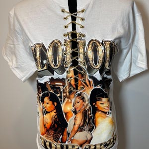 Glorilla tshirts | Glorilla concert merch | Glorilla 2025 tour | Glorilla concert  | gifts for Glorilla fans, lace up tshirt, Glorious Tour