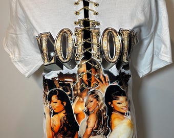 Glorilla Concert T-shirt | Lace-Up Y2K Tour Merch