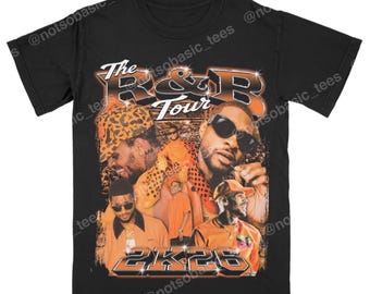 Chris brown tshirts | chris brown concert merch | chris brown 2026 tour | chris brown & Usher Tour | gifts for Chris brown fans, lace up