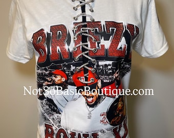 Chris brown tshirts | chris brown concert merch | chris brown 2025 tour | chris brown Breezy Bowl XX | gifts for Chris brown fans, lace up