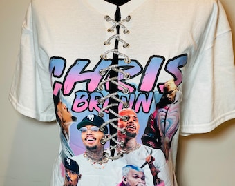 Chris brown tshirts | 11:11 chris brown concert merch | chris brown 2024 tour | chris brown concert  | gifts for Chris brown fans, lace up