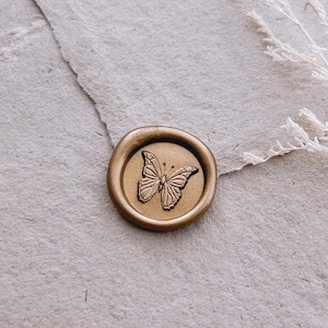 3D Butterfly Mini Wax Seal Stamp, Cute Wax Seal, Wax Seal for Wedding Invitations, Envelope Wax Stamp, Sealing Wax Stamp