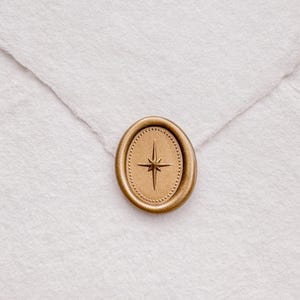 3D Nordstern Wachs Siegel Stempel, Celestial Wachs Siegel für Hochzeitseinladungen, Mini Stern Umschlag Versiegelung Stempel, Weihnachts Wachs Siegel